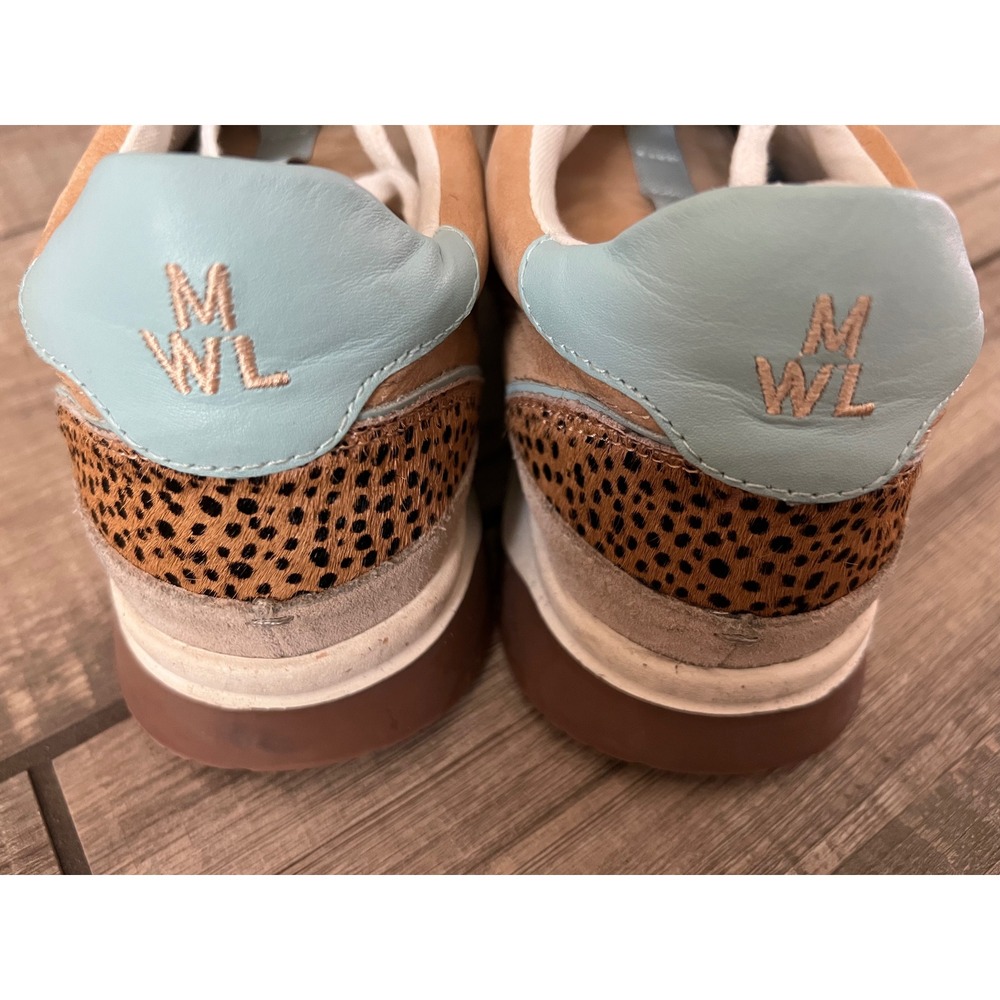 Madewell Kickoff Trainer Sneakers Calf Hair Leopard Size‎ 10 - Picture 5 of 8